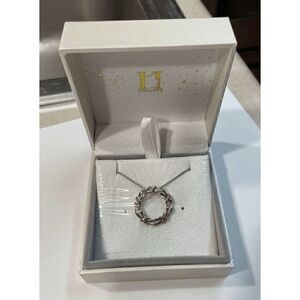 Thehorae Rose Gold and Silver Colored Wreath Necklace